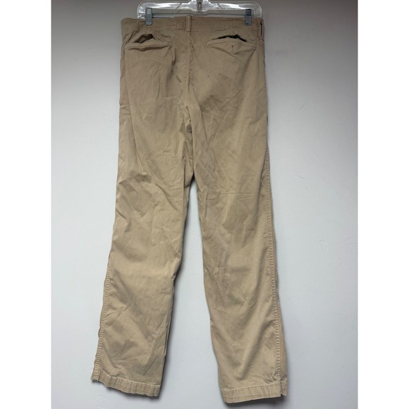 American Eagle Outfitters Mens Khaki Relaxed Straight  Flex Pants Size 34x34 - Picture 7 of 8